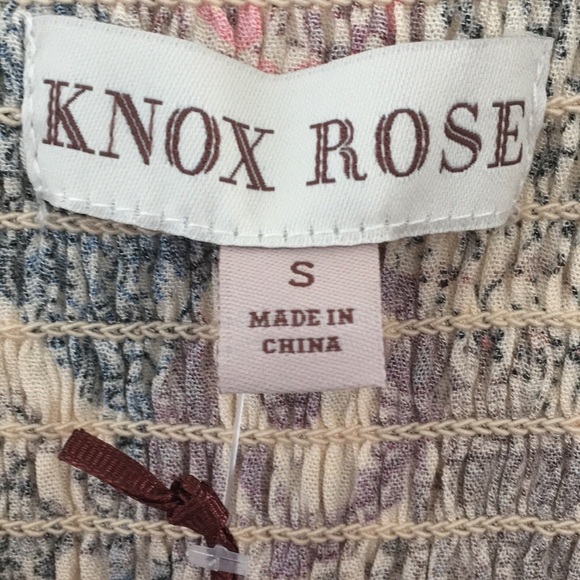 FINAL MARKDOWN LADIES’ NWT Knox Rose Floral Print LS Top (S) - Picture 4 of 11